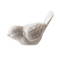 Stoneware Bird, Matte Finish, 3 Colors. Each Sold Separately.