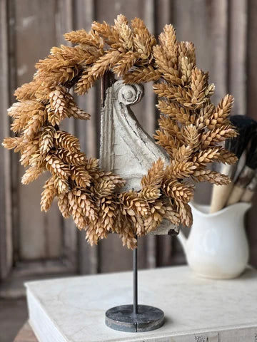 11"/6.5" Hops Candle Ring | Beige