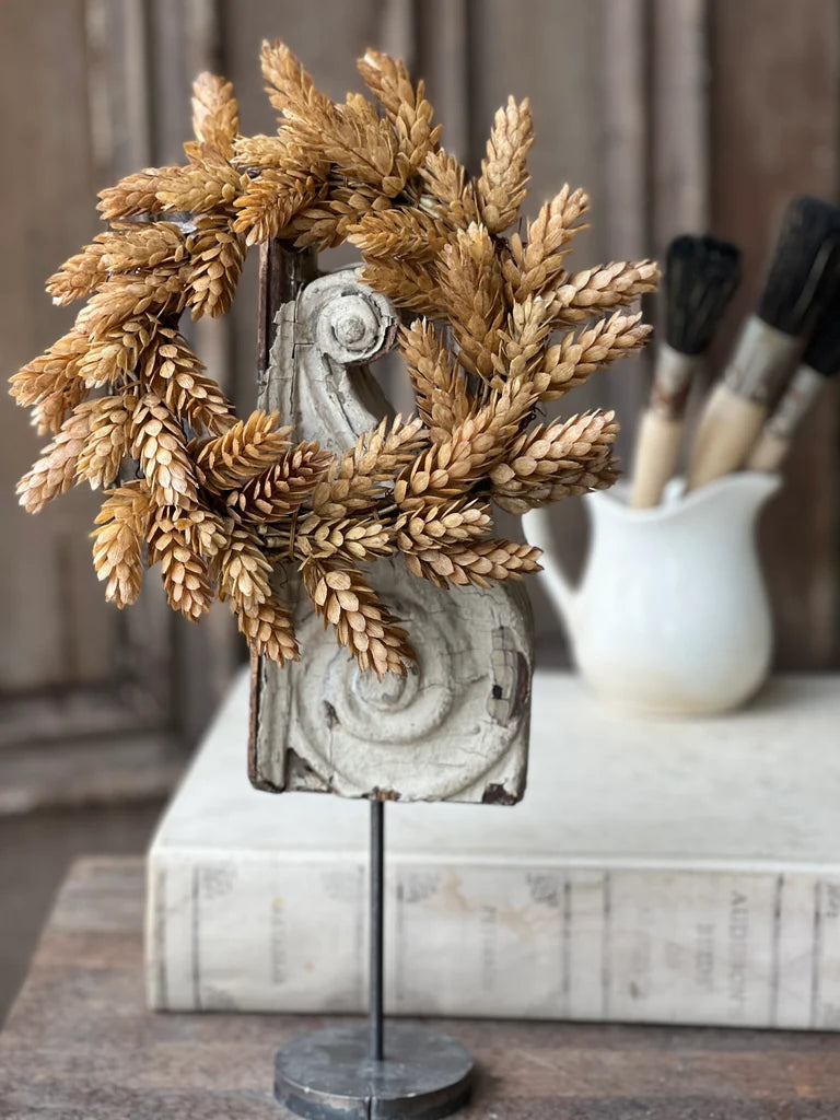 9"/4.5" Hops Candle Ring | Beige