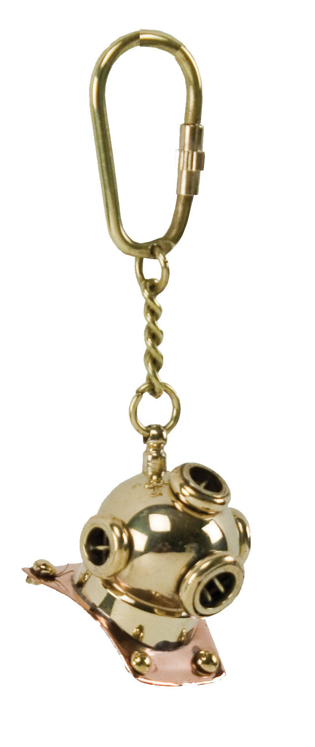 Helmet Key Chain Gold