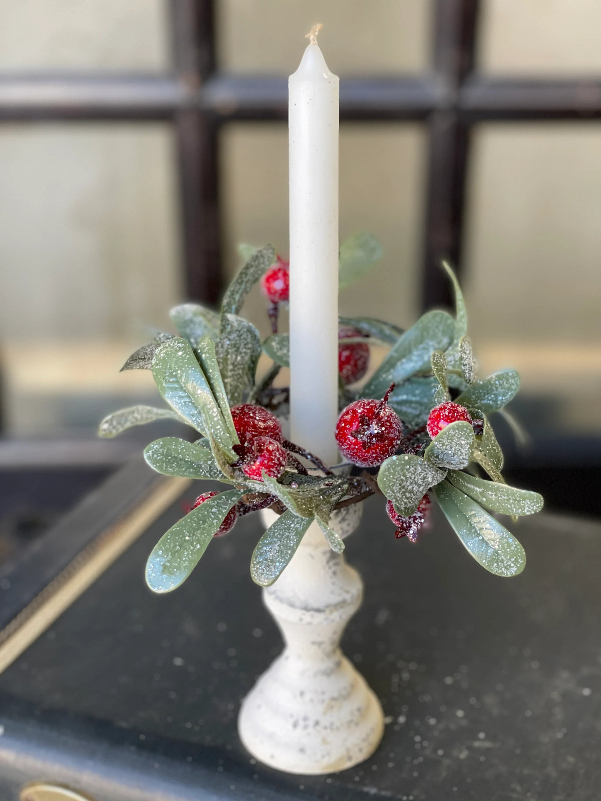 Crystalline Mistleberry 2.5" Candle Ring