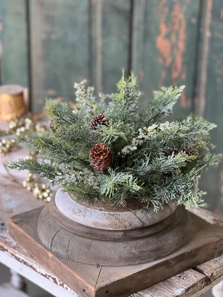 Peridot Gleam Cedar 18" Half Sphere