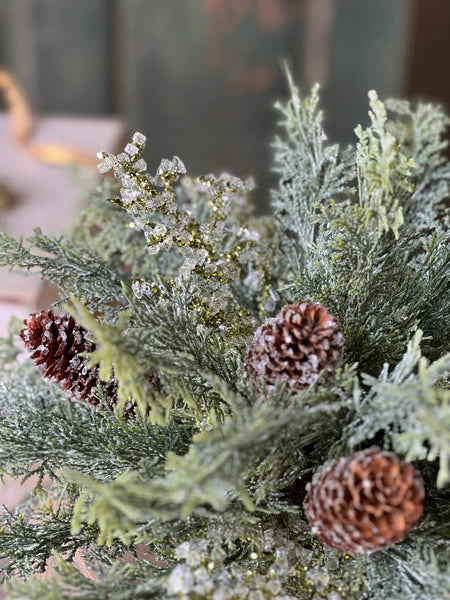 Peridot Gleam Cedar 18" Half Sphere