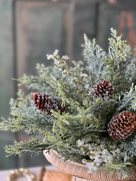 Peridot Gleam Cedar 18" Half Sphere