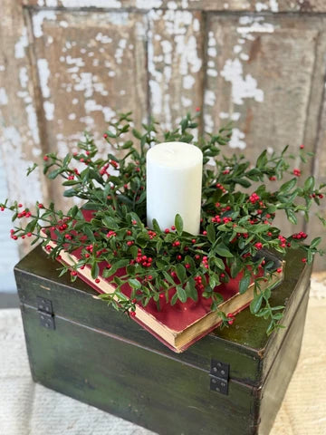 4.5" Sutherland Berry Candle Ring