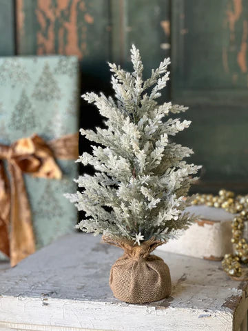 15" Icy Frostine Tree