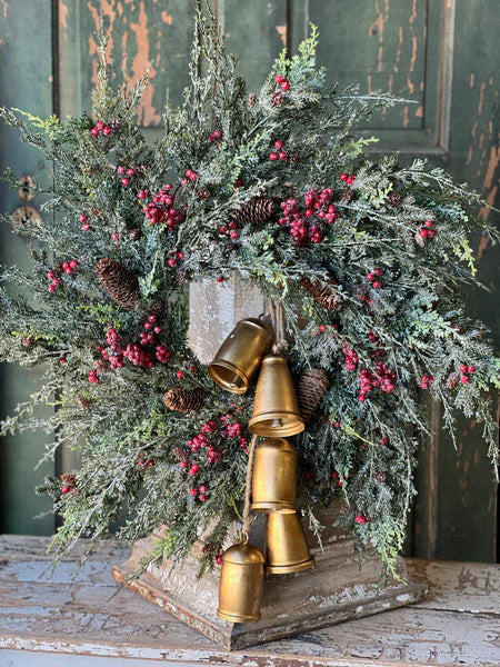 Divinity Berry Cedar 30" Wreath