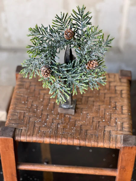 Snowshoe Hemlock 7" Candle Ring