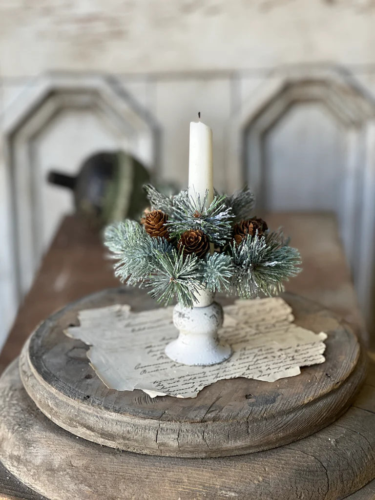 1" Pine Cone Pizazz Candle Ring