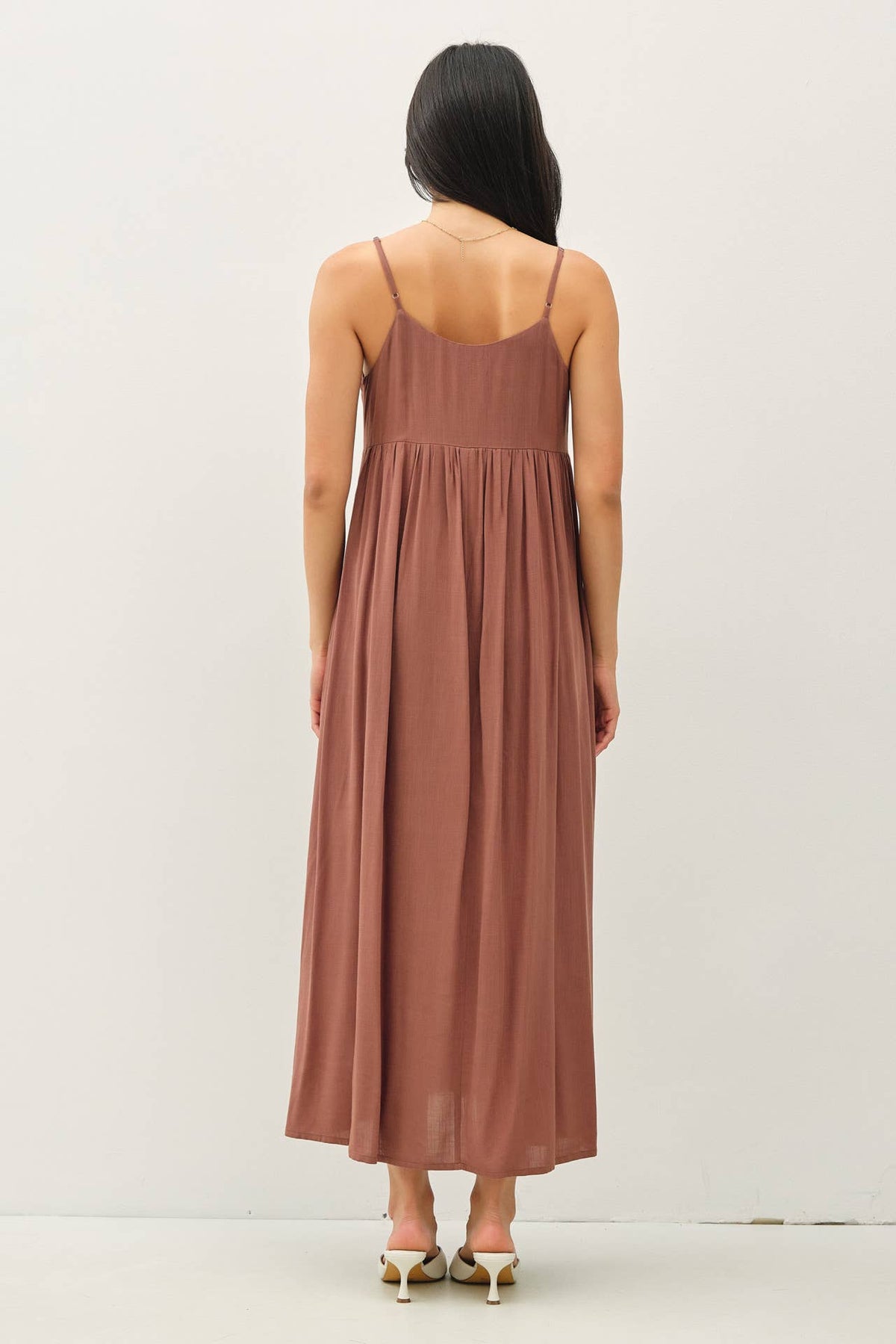 BREEZY BABY DOLL MAXI DRESS