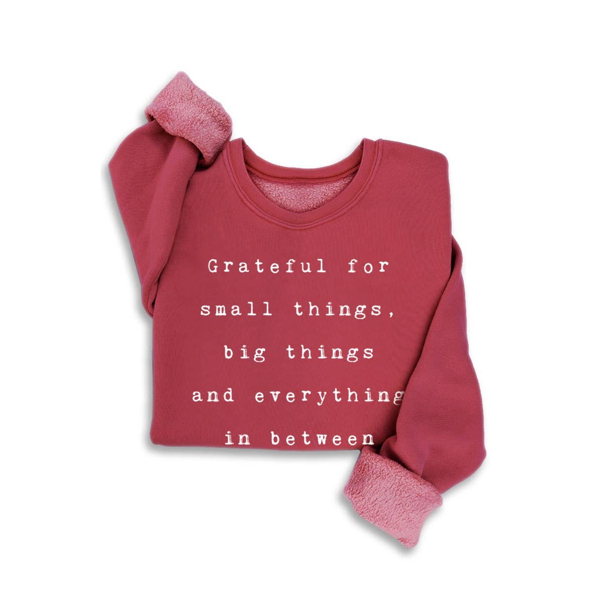GRATEFUL FOR SMALL THINGS MINERAL SWEATSHIRTS