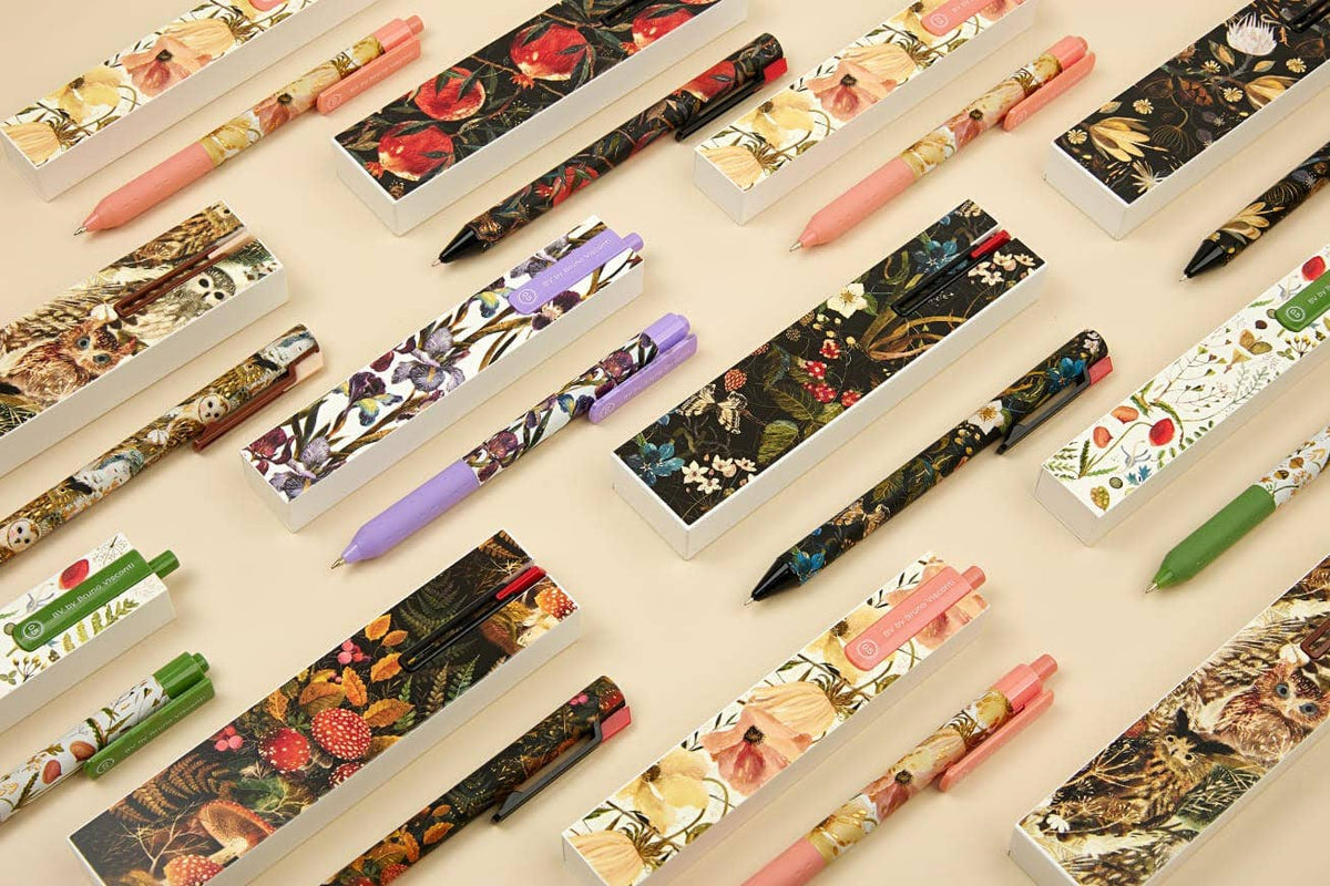 DreamBox Gel Click Pen in a Gift Box - Owls