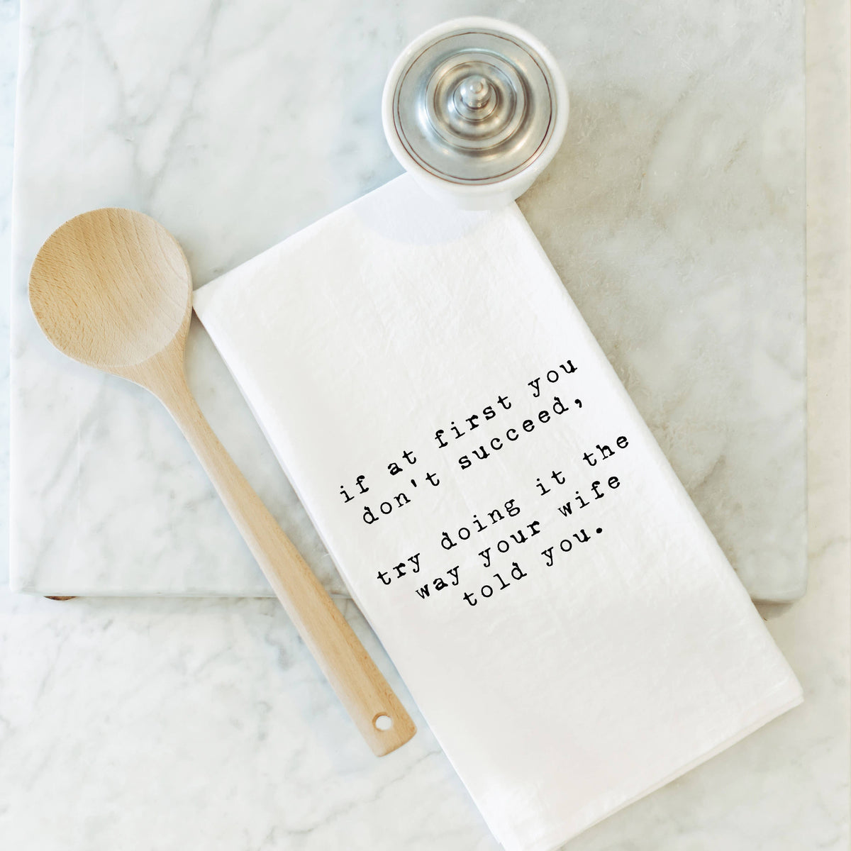 Succeed Tea Towel