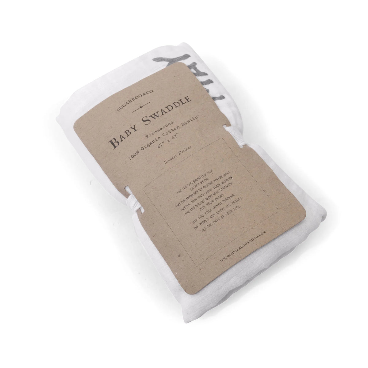 Cotton Swaddle Blanket - 4 Styles