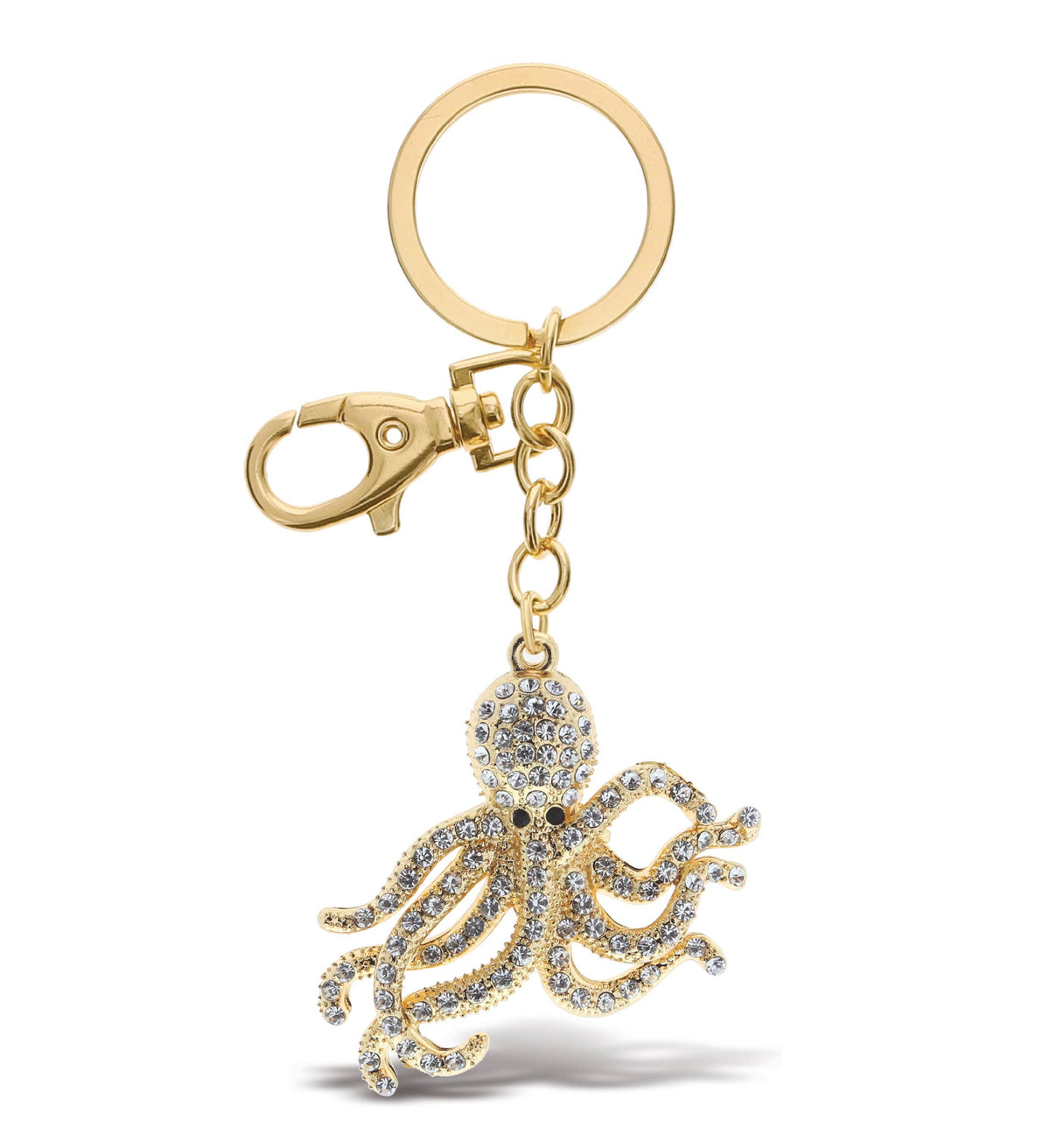 Gold Sparkling Charms - Octopus