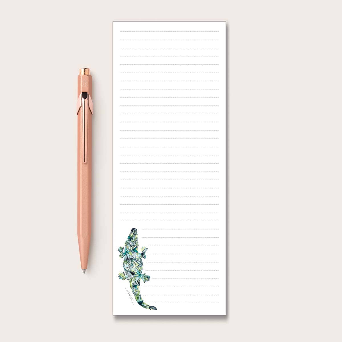 Alligator Refrigerator Notepad
