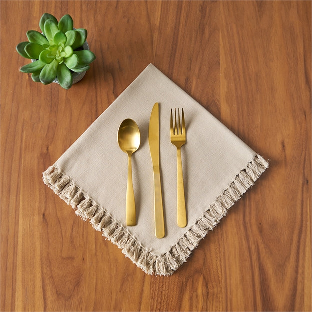 Chapman Dune Color Cotton Napkins - Set of 4