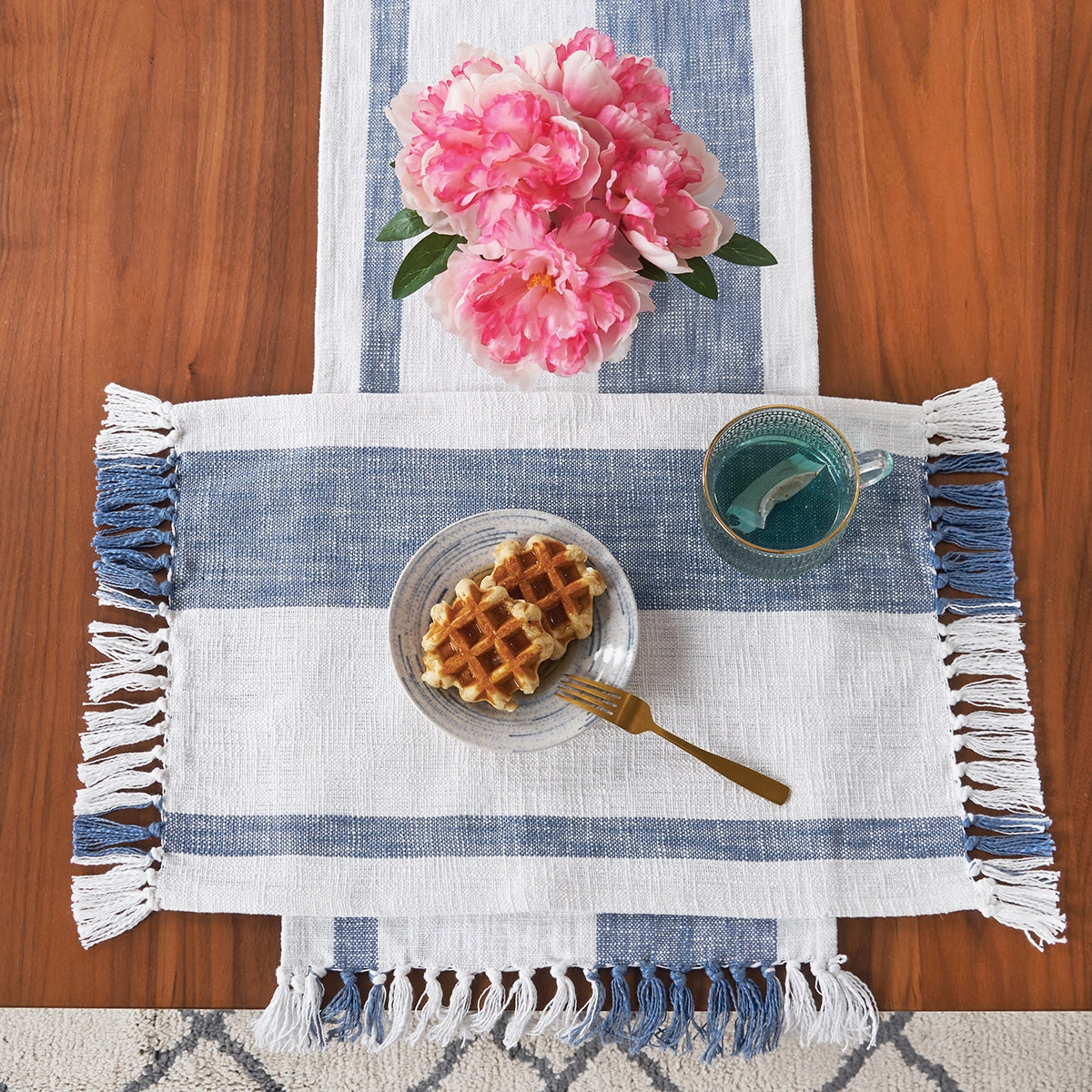 Morgan Denim 72" x 14" Table Runner