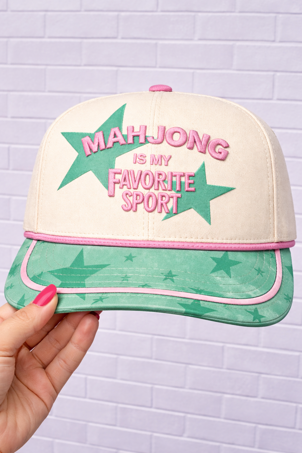 Mahjong is My Favorite Sport Printed Hat