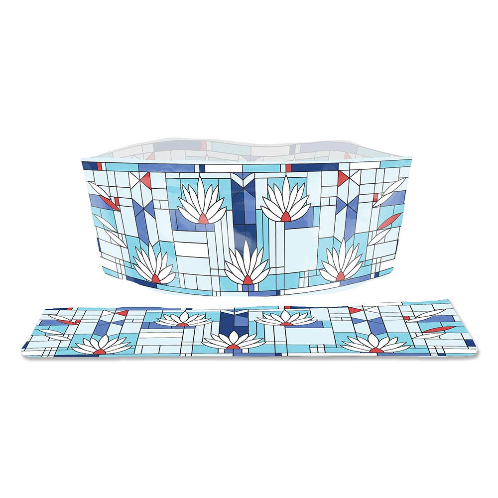 Frank Lloyd Wright Waterlilies Dog Bowls