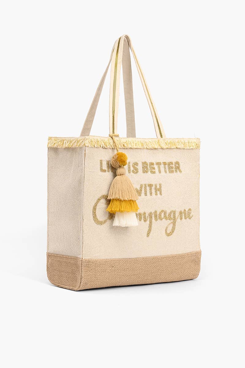 Champagne Forever Tote
