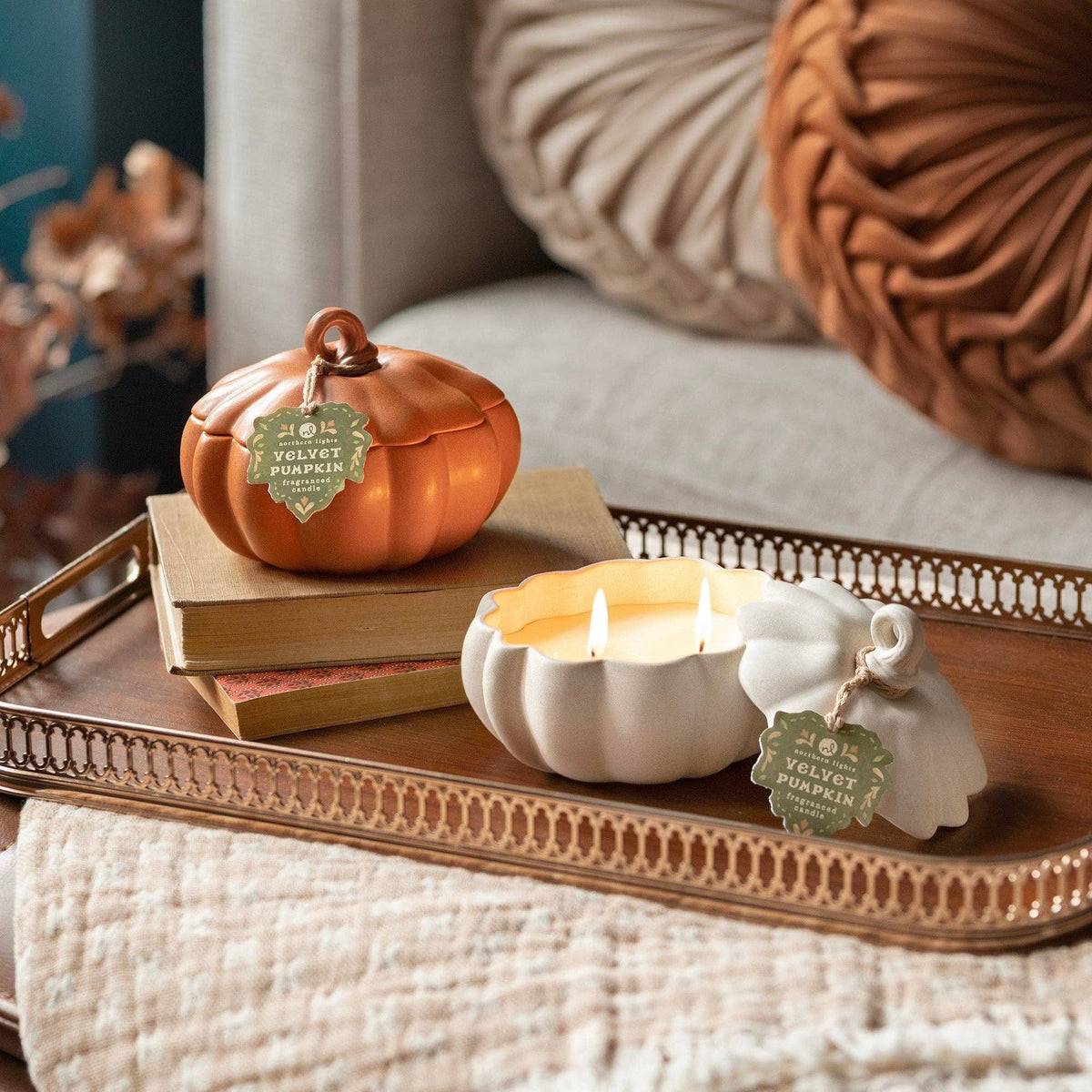 Grateful Glow Pumpkin Candles