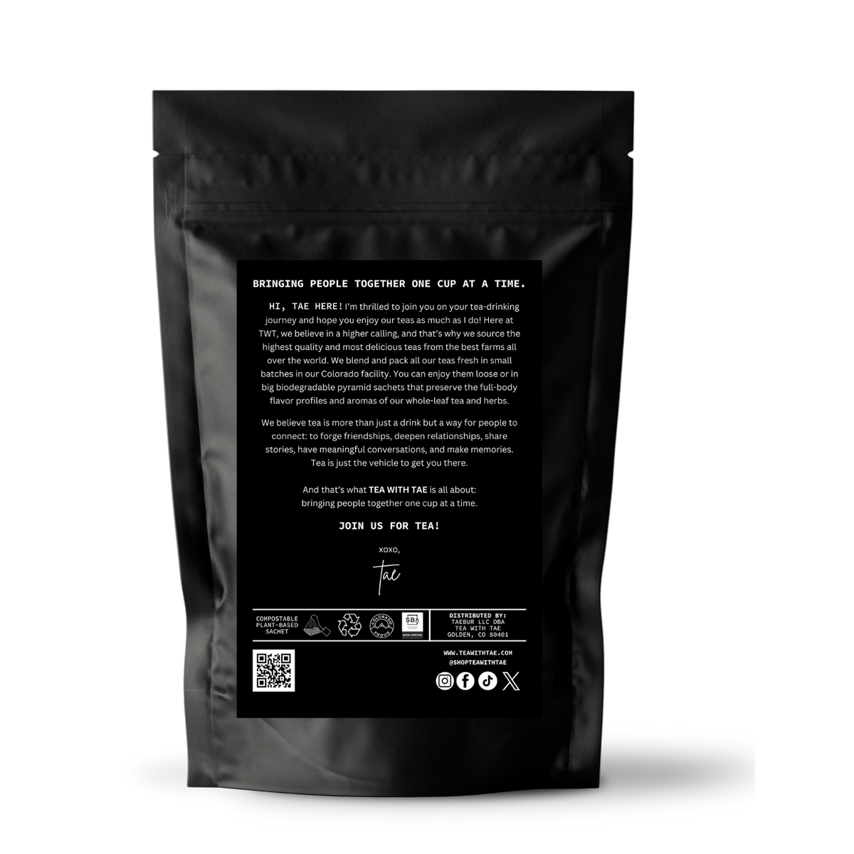 Honella Herbal Tea Pouch (20, 60, or 100 tea bags)