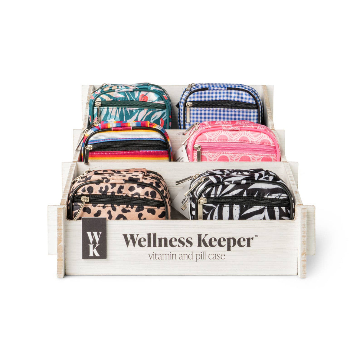 Wellness Keeper Zippered Pill & Vitamin Case Assortment
