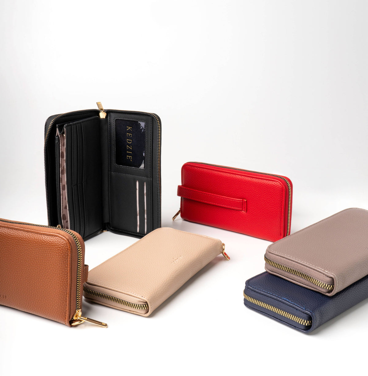 Kedzie Eclipse Zip-Around Clutch