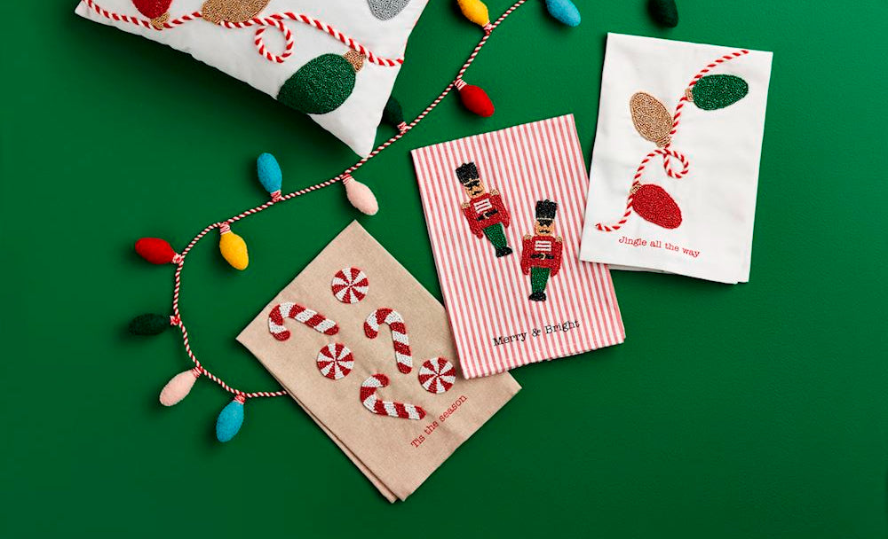 Christmas Beaded Towel - 3 Styles