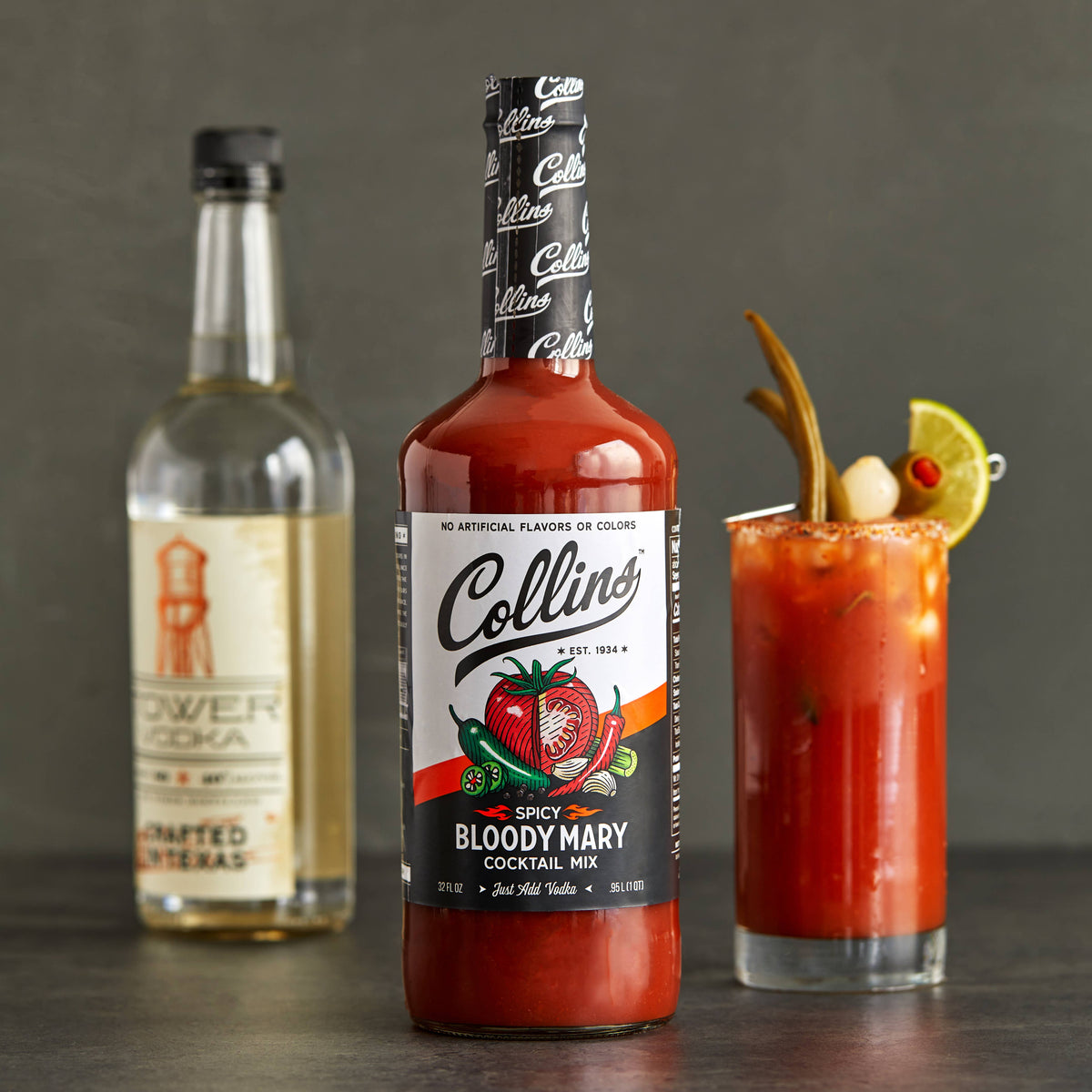 Real Sugar Spicy Bloody Mary Cocktail Mix - 32 oz