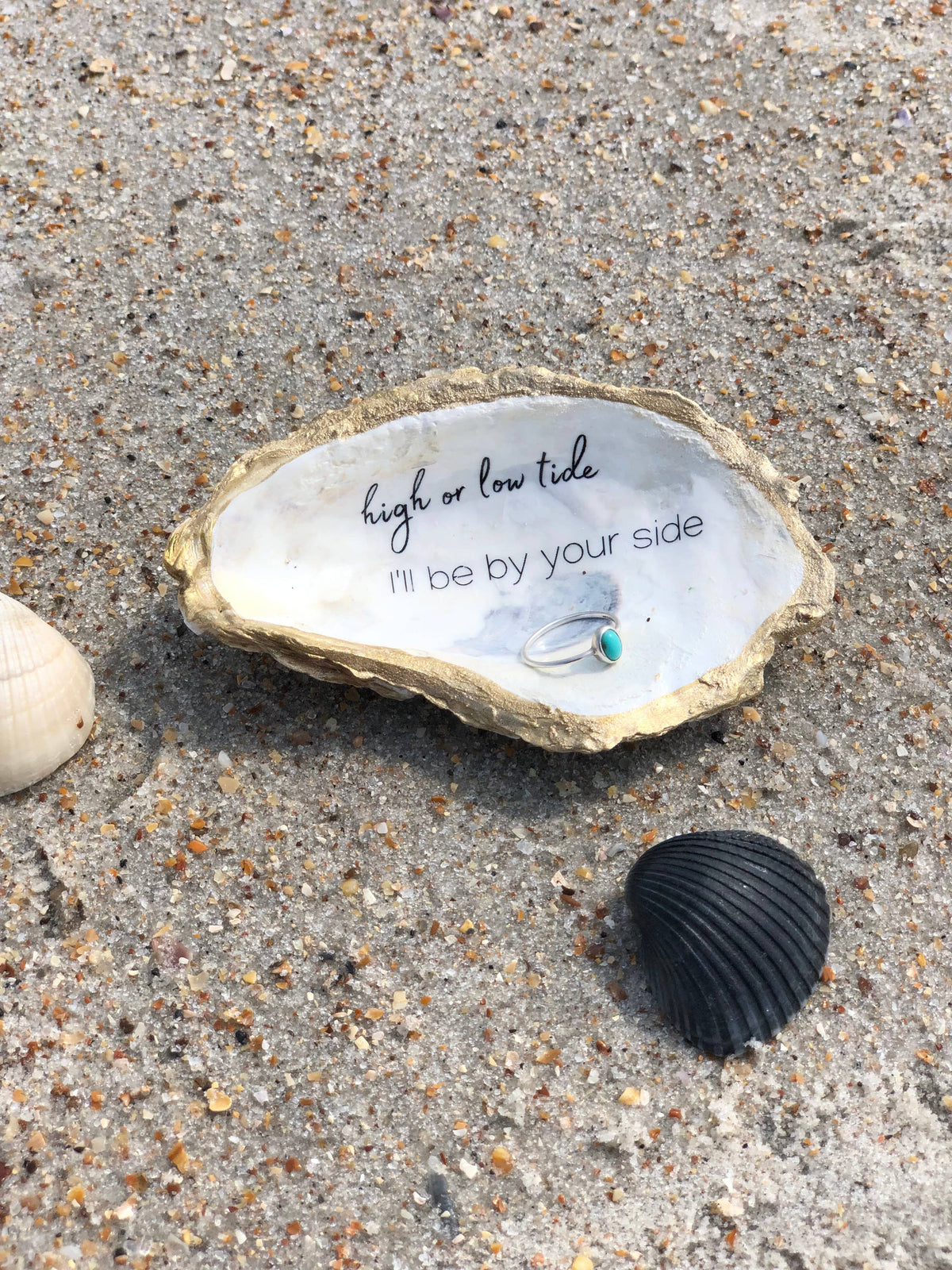 High or Low Tide, I’ll be by your side - Oyster Trinket Dish