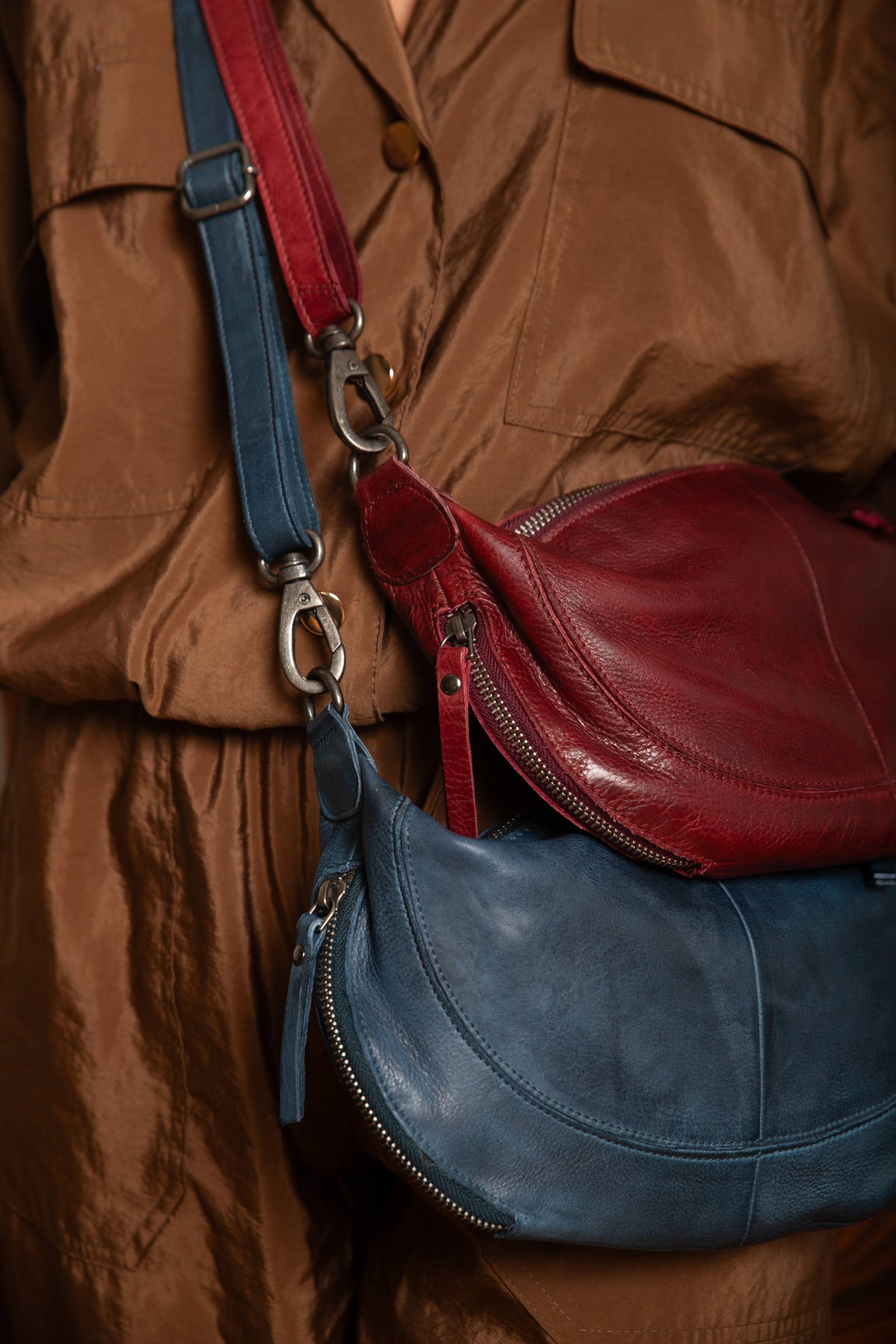Crosby Handcrafted Leather Sling/Crossbody Bags