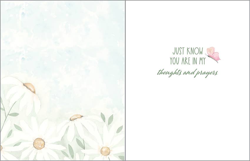 With Scripture Friend Greeting Card - Daisy Field