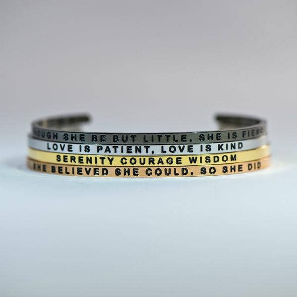 Forever Friends - inspirational mantraband® cuff bracelet