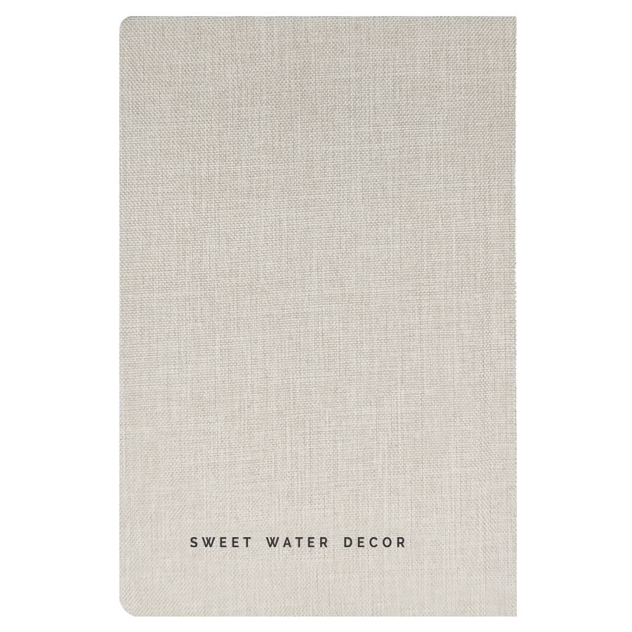 Tan One Line A Day Fabric Journal - Stationery Gifts