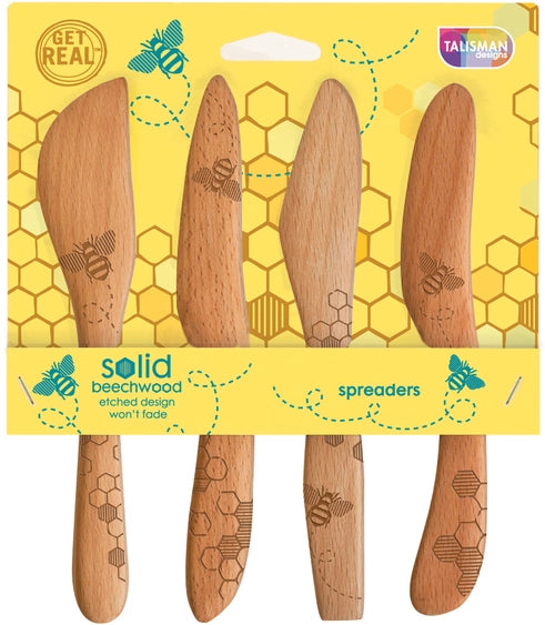 Honey Bee Spreaders - Set of 4