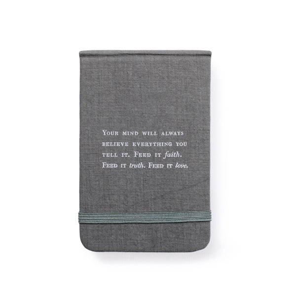 Faith, Truth & Love Fabric Notebook