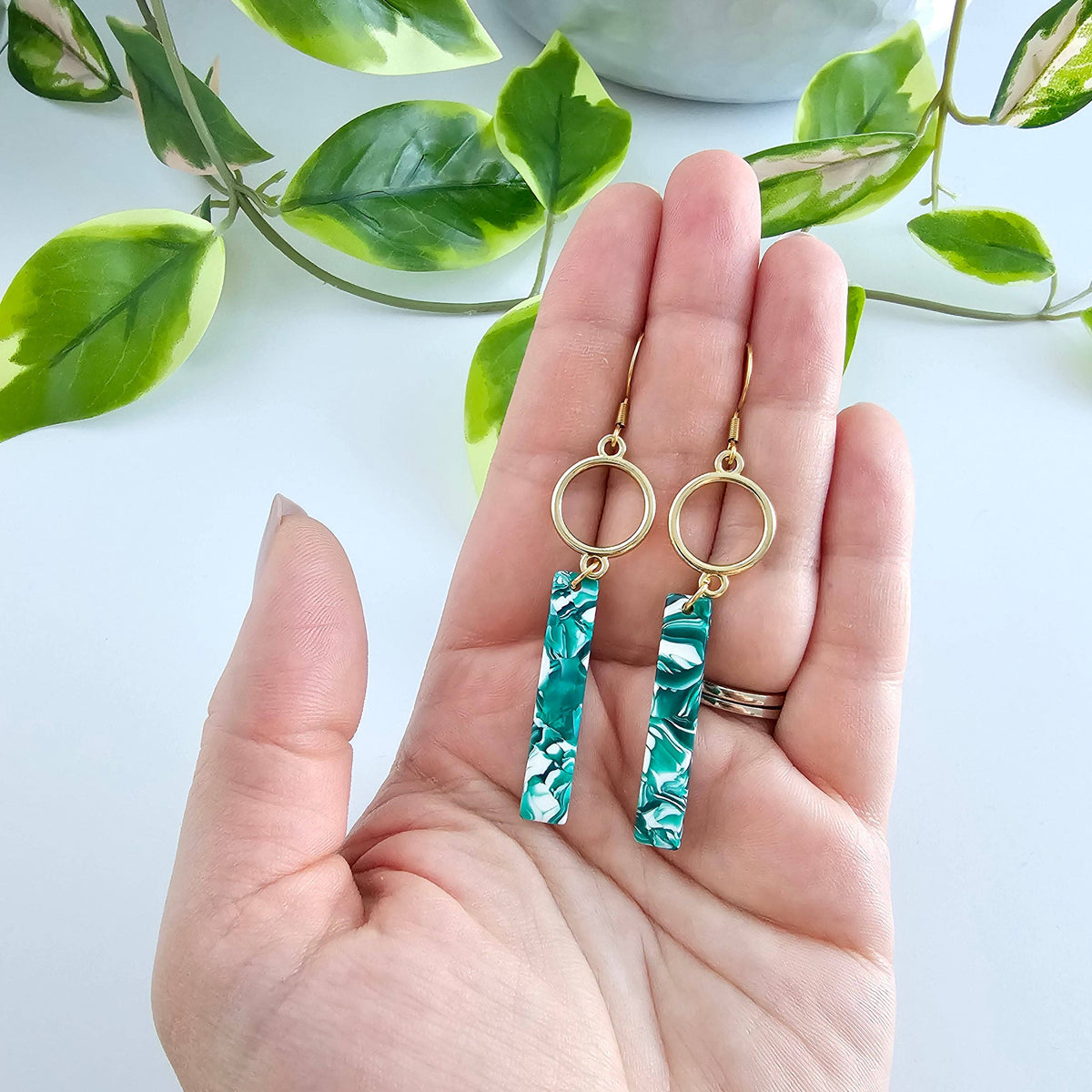 Isabella Earrings - Sea Green // Jewelry, Gifts