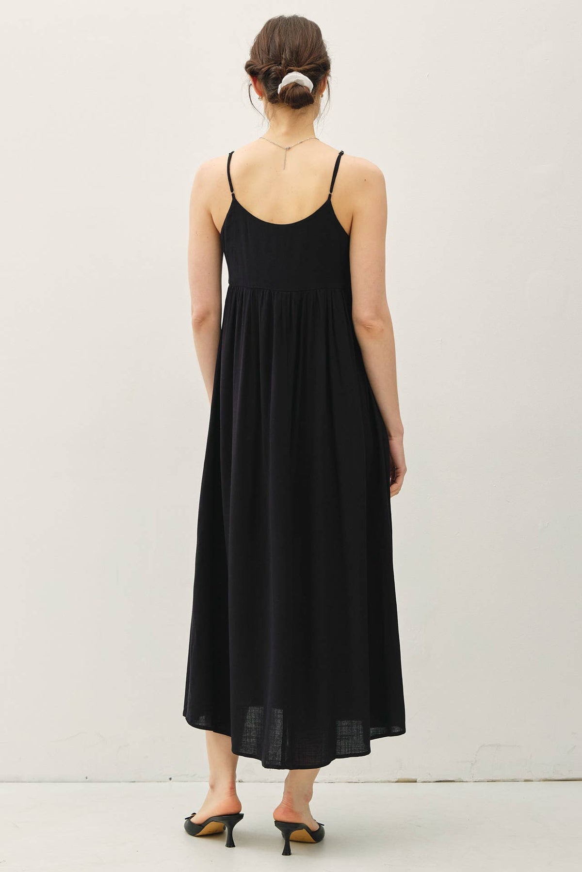 BREEZY BABY DOLL MAXI DRESS