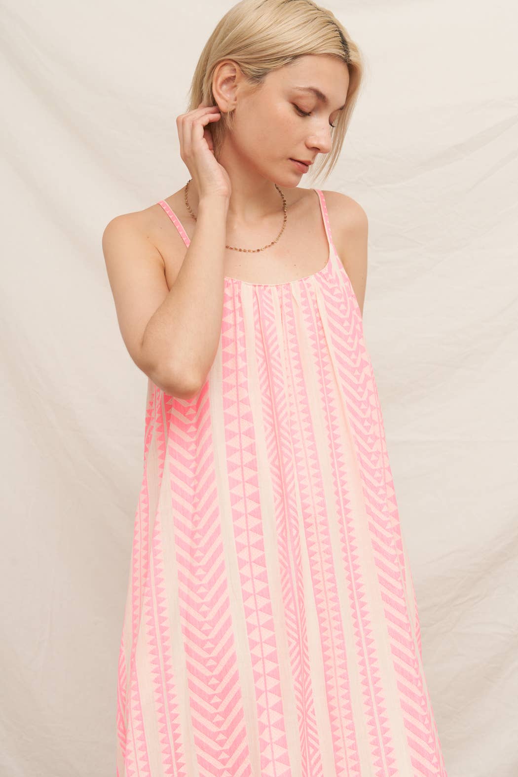 Embroidered Cami Maxi Dress