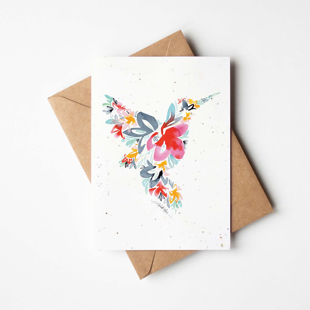 Hummingbird Plantable Greeting Card