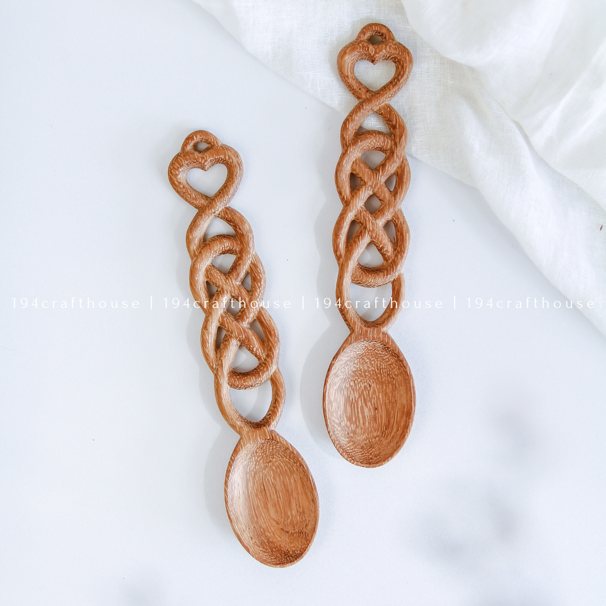 Welsh Love Spoon - Wooden Heart Spoon - Valentine Gifts