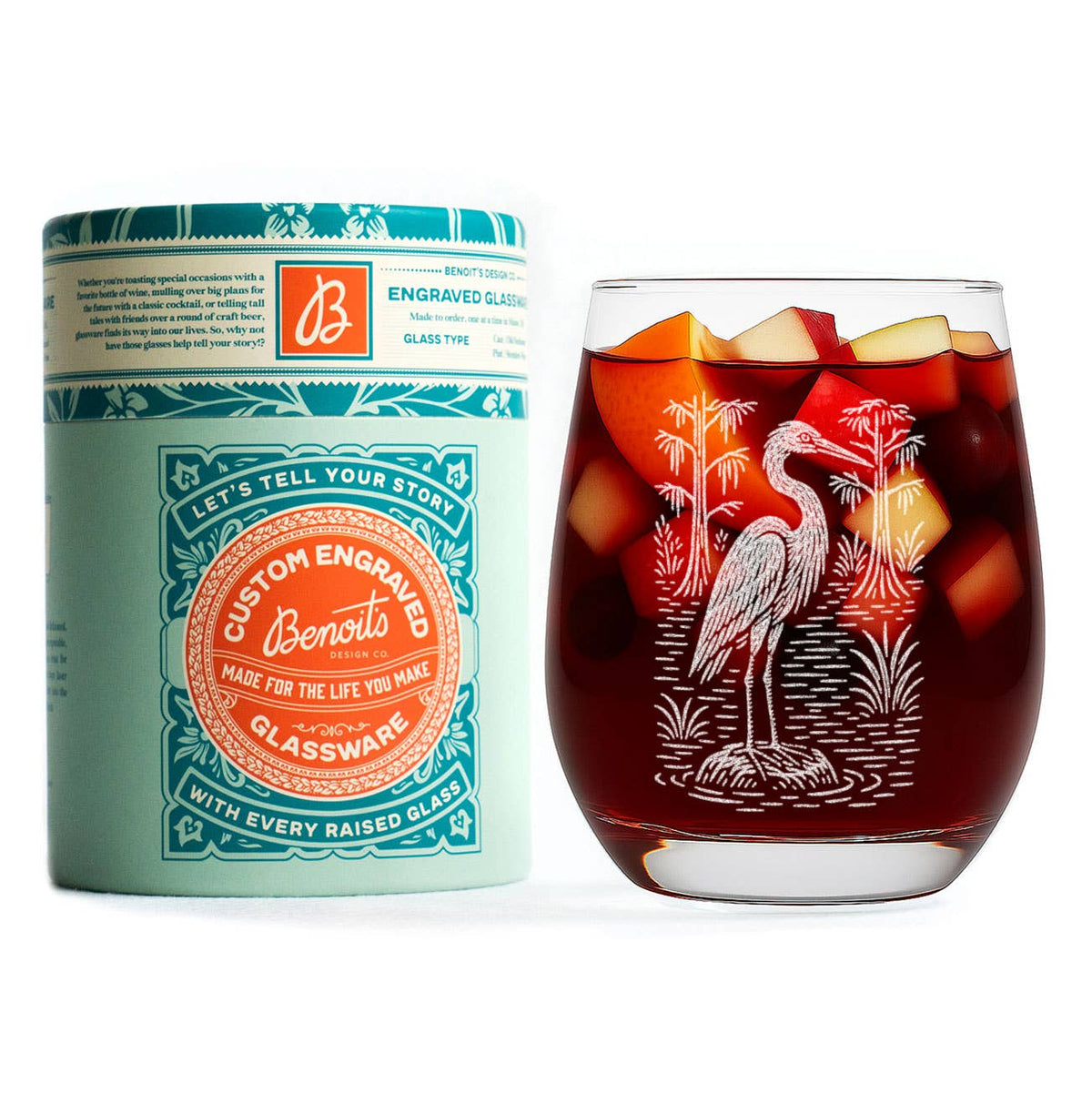 Egret Drinking Glasses