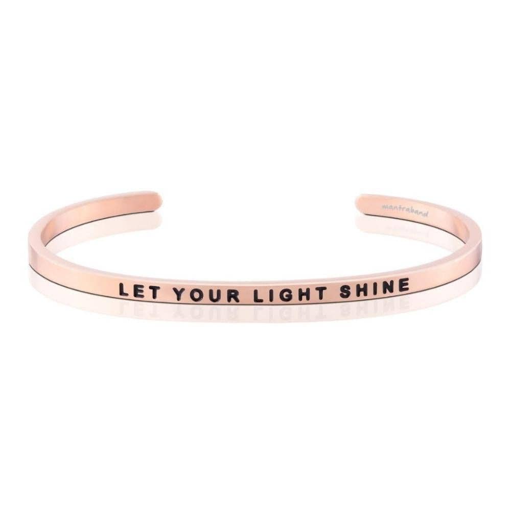 Let Your Light Shine - inspirational mantraband® bracelet
