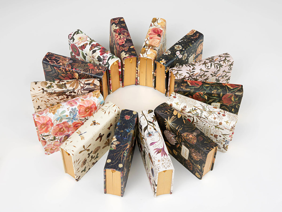 A7 Vegan Leather Pocket Planner - Peonies