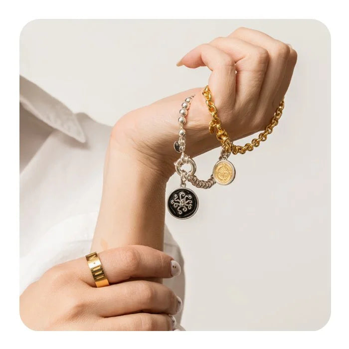 Ball Bracelet Silver 5mm,7"