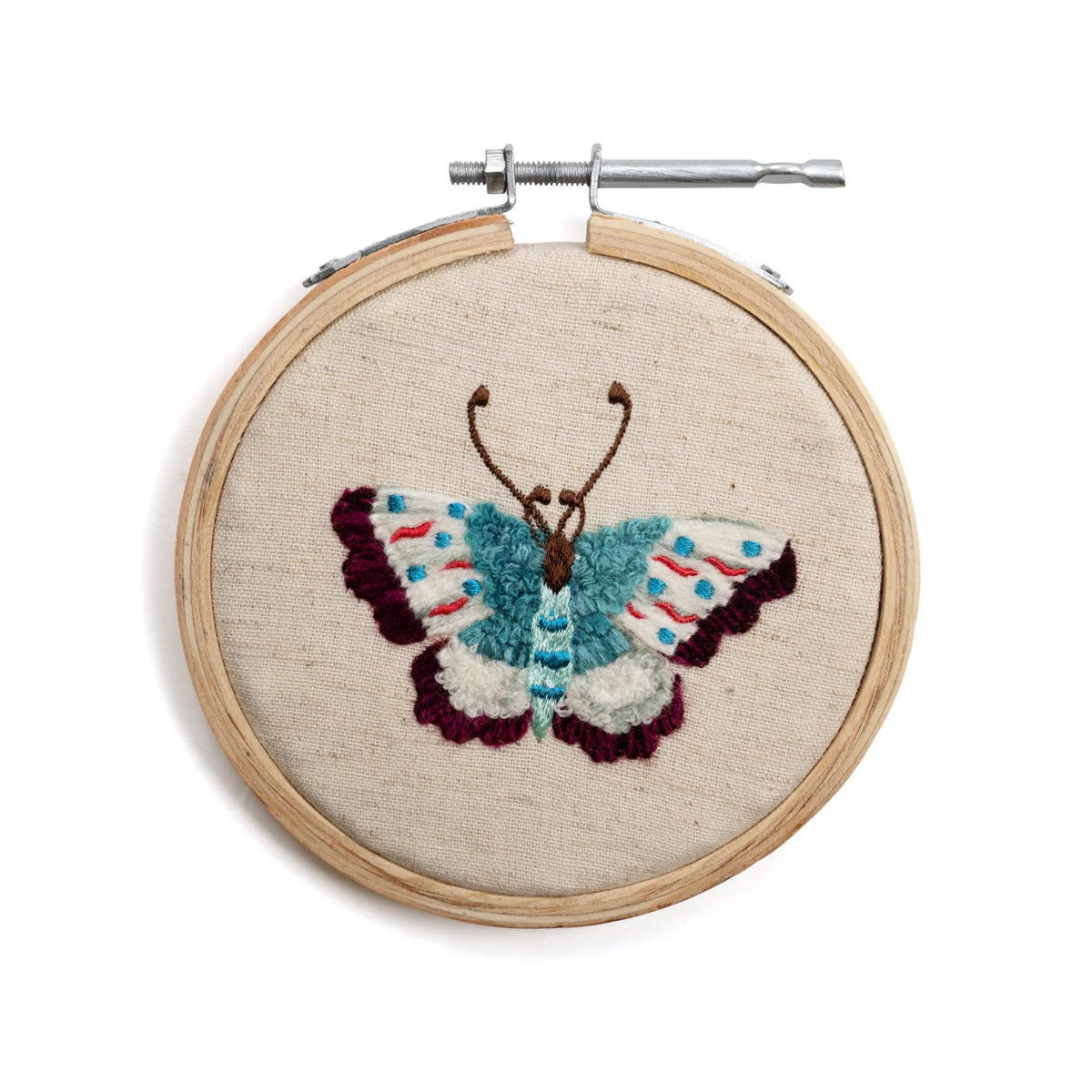 Small Butterfly Embroidery Hoop Collection