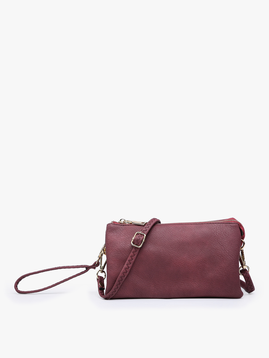 Riley 3 Compartment Crossbody/Wristlet
