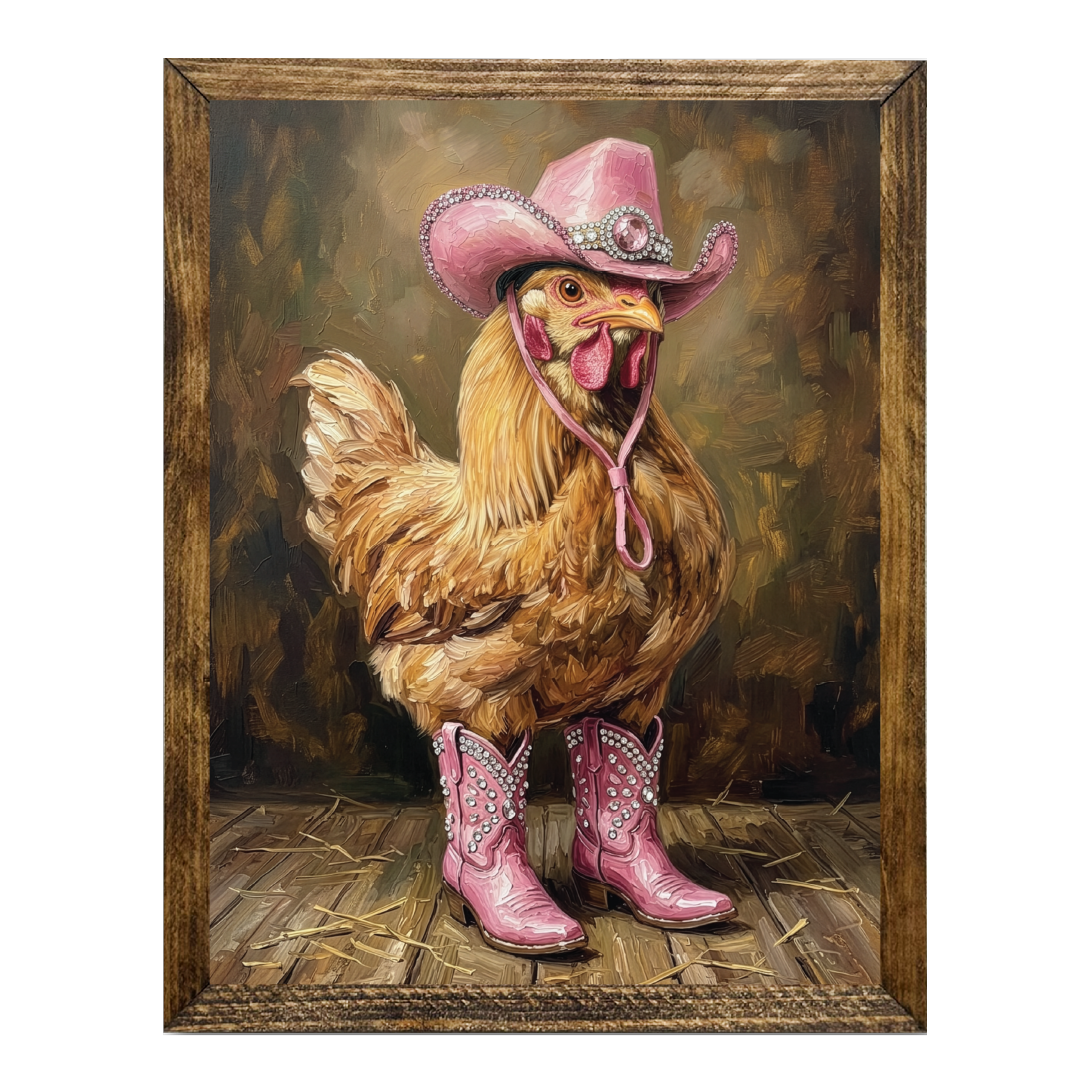 TIMBERLAND FRAME PRETTY IN PINK COWGIRL CHICKEN